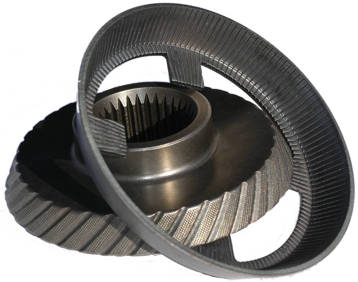 Konus (K) und Seitenrad (S) im Detail