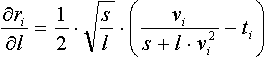 Ableitung nach l