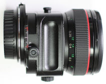 Canon TS-E 24, in geshifteter Stellung